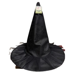 Target Black Witch Hat For Kids 3 & up Halloween Costume new